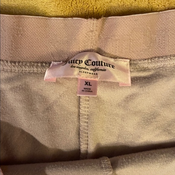 Juicy Couture Blush Velour Shorts with Rhinestones - Picture 3 of 3